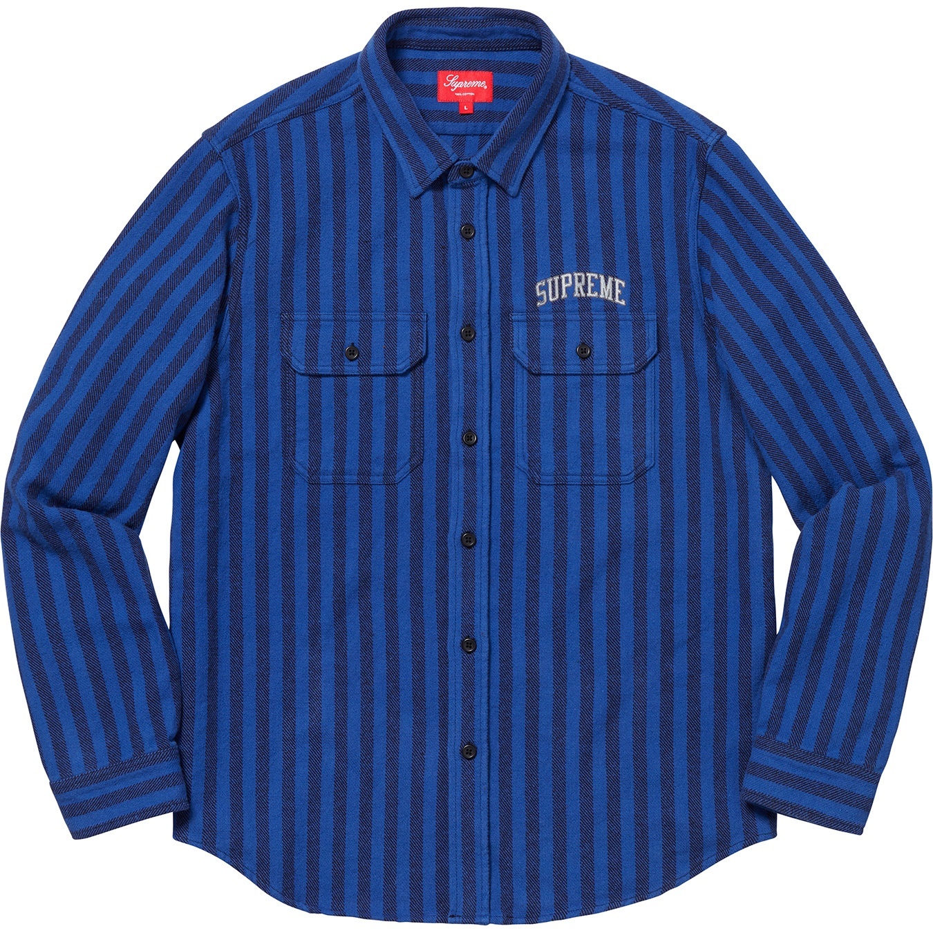 Stripe Heavyweight Flannel Shirt view 6